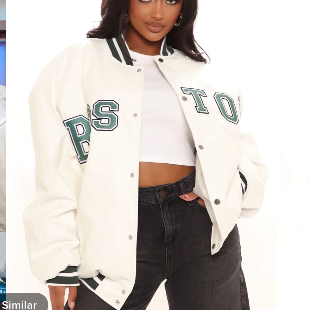 Oversized bomber jacket